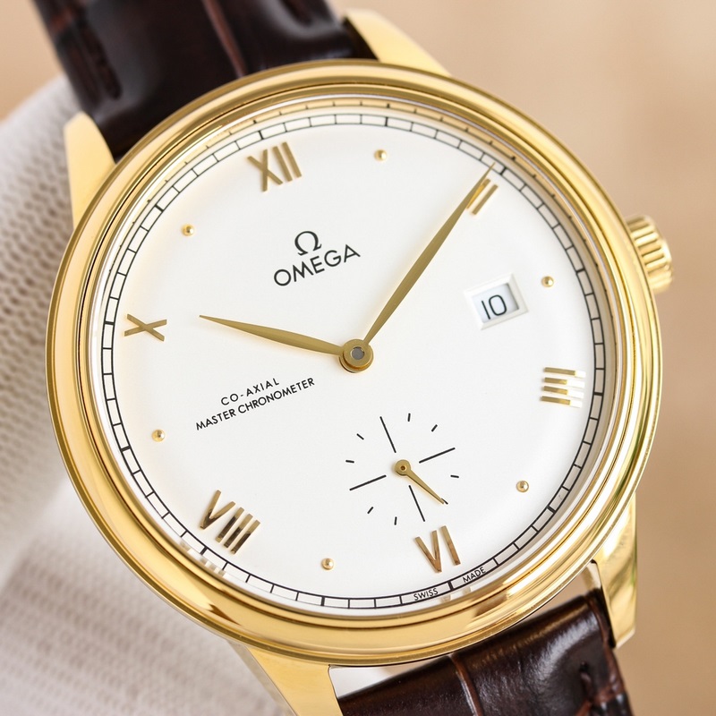 Omega De Ville Co-Axial Elegant Small Seconds Automatic Replica Watch-4