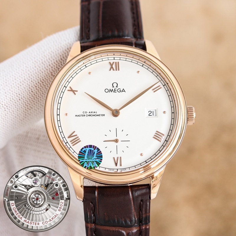 Omega De Ville Prestige Elegance Small Seconds Automatic Replica Watch-2