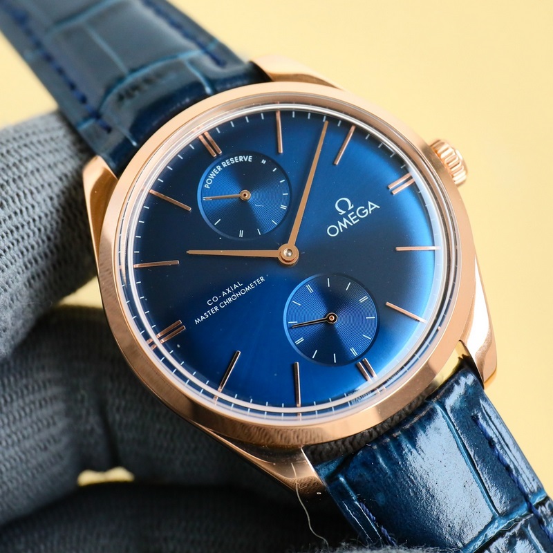 OMEGA De Ville Co-Axial Mechanical Replica Watch 100m Certified Chronometer-4