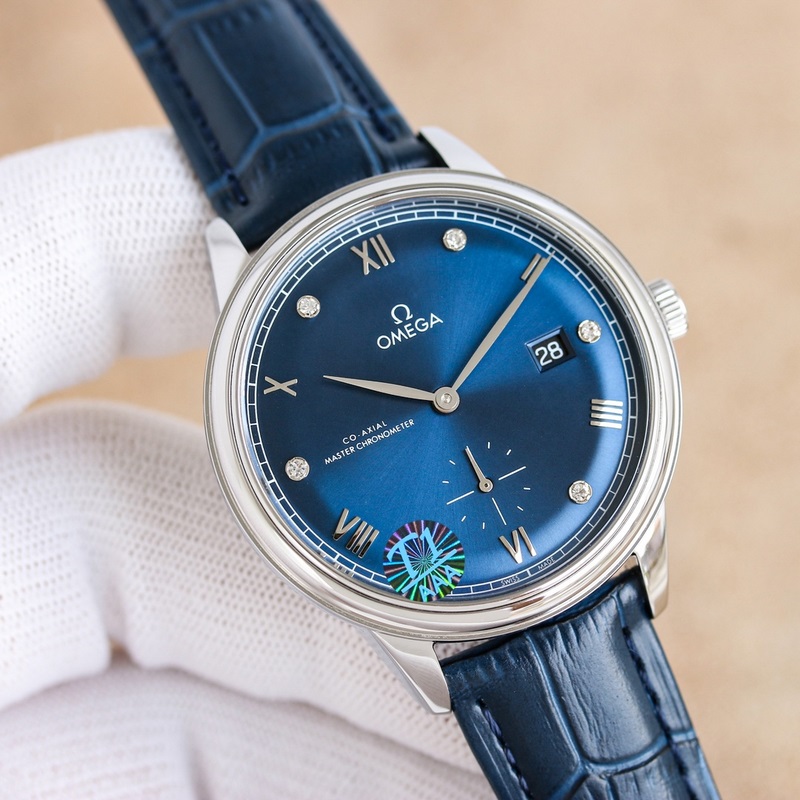 Omega De Ville Tresor Automatic Small Seconds Replica Watch Elegant Design-2