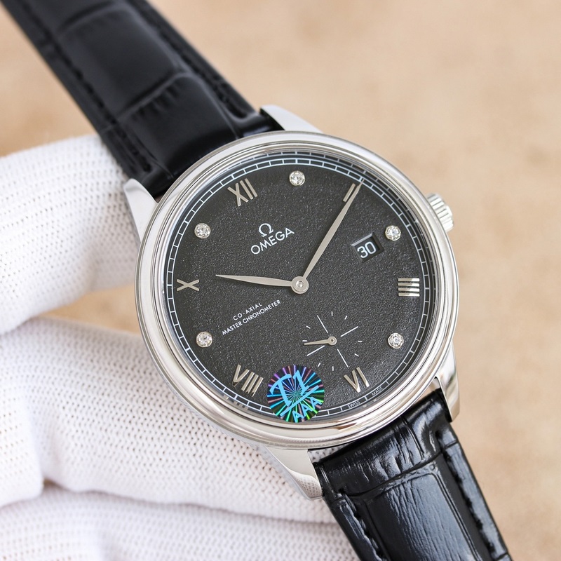 Omega De Ville Tresor Automatic Small Seconds Replica Watch Elegant Design-5