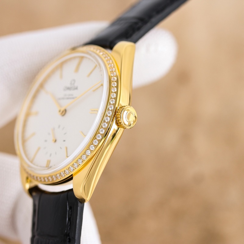 OMEGA De Ville TrEsor Manual Mechanical 40mm Master Chronometer Replica Watch-6