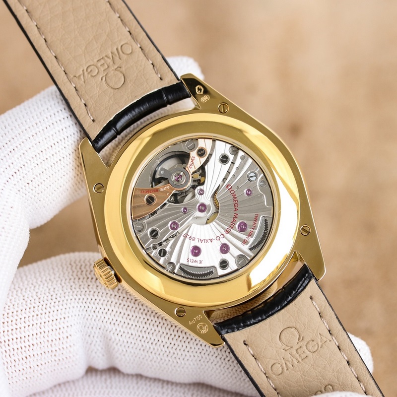 OMEGA De Ville TrEsor Manual Mechanical 40mm Master Chronometer Replica Watch-7