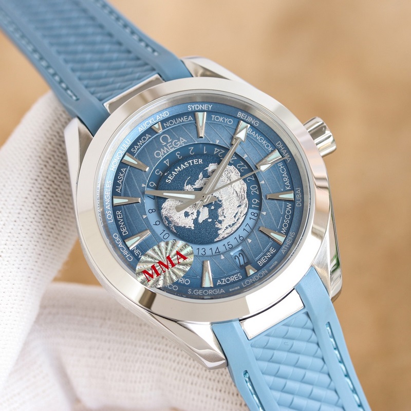 Omega Seamaster Worldtimer 220.92.43.22 50MM Black Ceramic Quality Timepiece-3