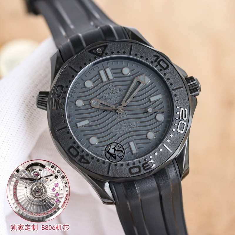 Omega Seamaster 300M Black Horse Majestic Dive Replica Watch-1