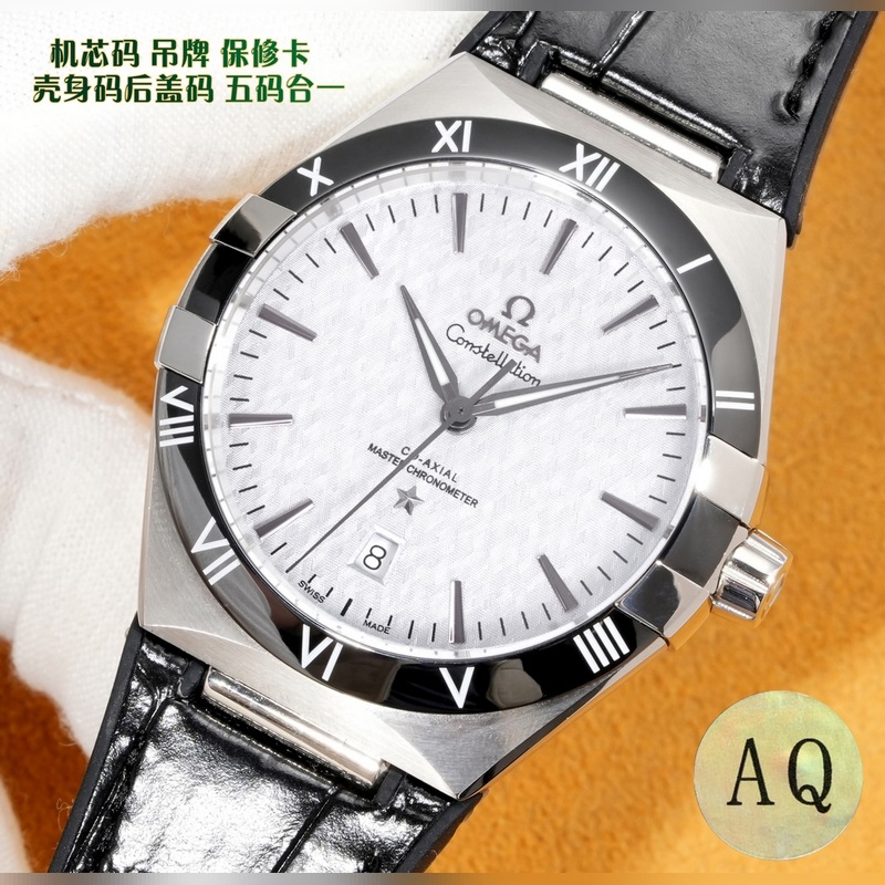 Omega Constellation 41MM Ceramic Bezel Replica Watch Fifth Generation-1