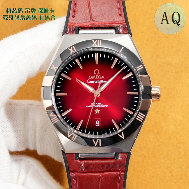 Omega Constellation 41MM Ceramic Bezel Replica Watch Fifth Generation-3