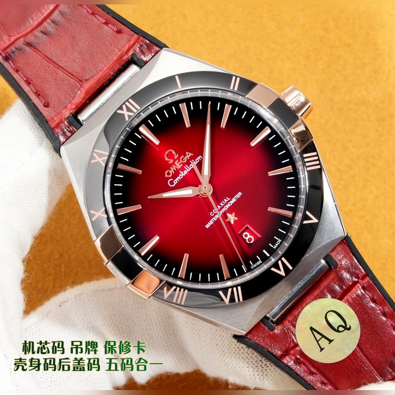 Omega Constellation 41MM Ceramic Bezel Replica Watch Fifth Generation-4