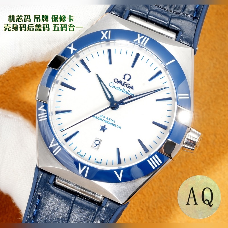 Omega Constellation 41MM Ceramic Bezel Replica Watch Fifth Generation-1