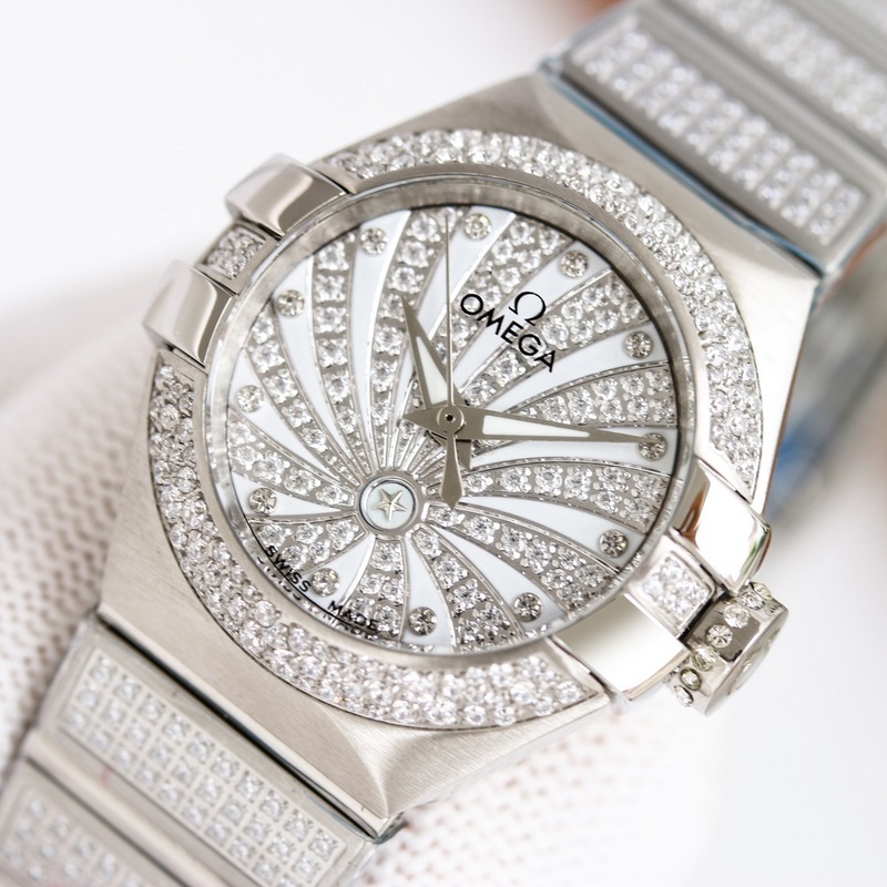 Omega Constellation Luxury Divine Women's Replica Watch Radiant Star Quality-2