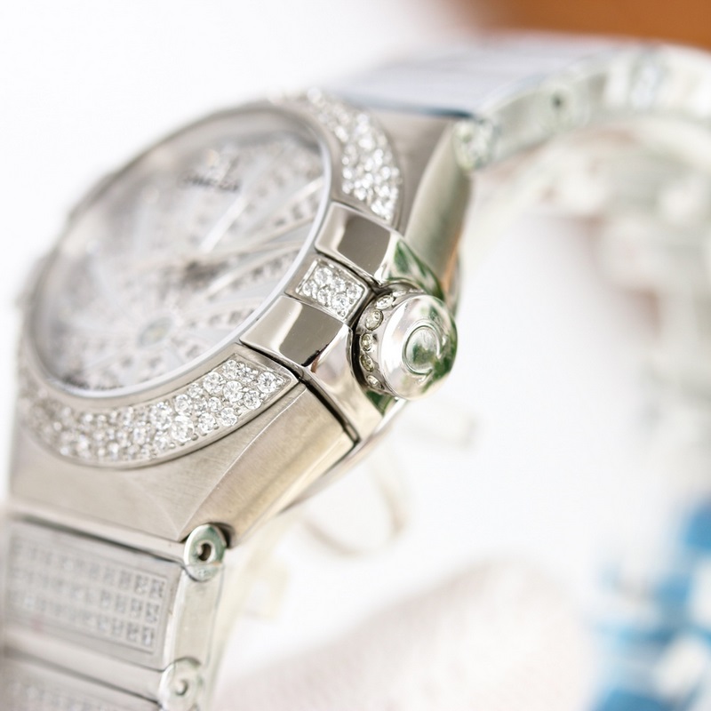 Omega Constellation Luxury Divine Women's Replica Watch Radiant Star Quality-3