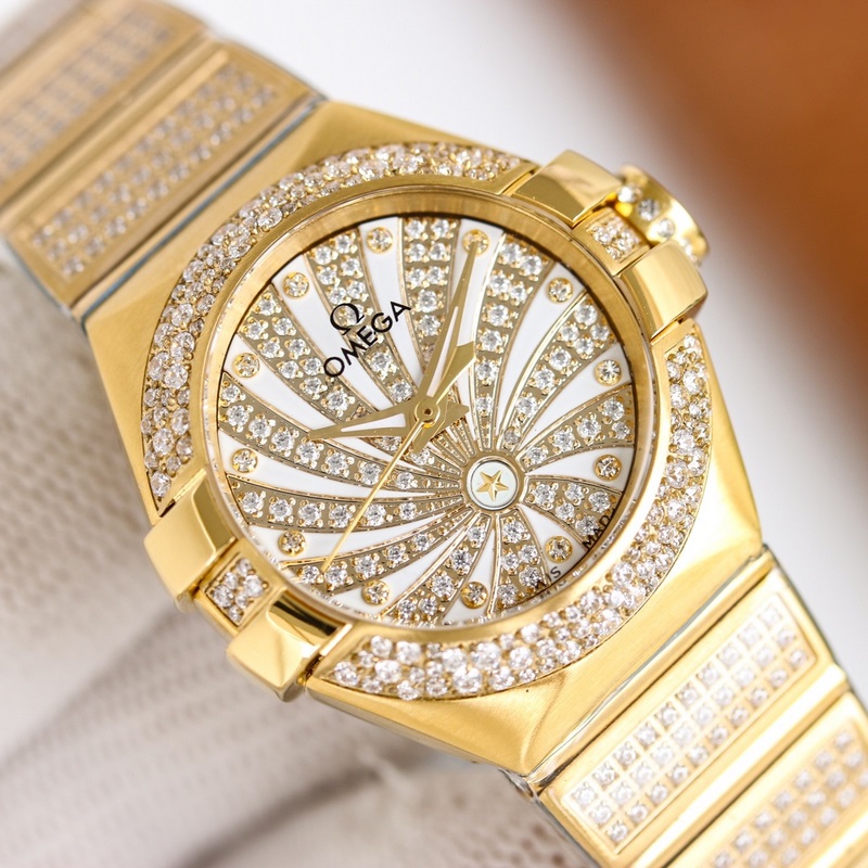 Omega Constellation Luxury Divine Women's Replica Watch Radiant Star Quality-8