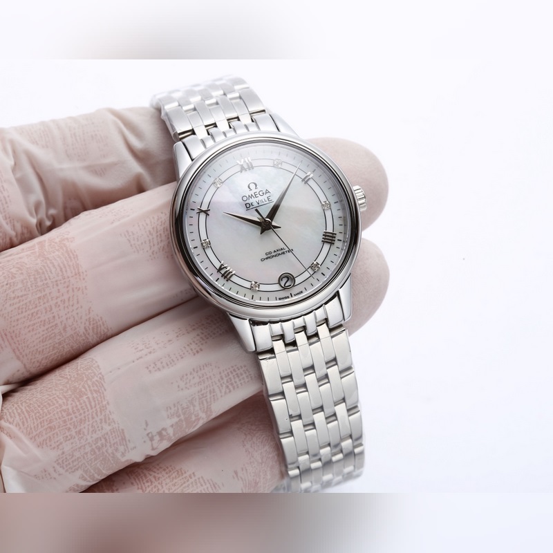 Omega Constellation Serene Women's Replica Watch V Factory Genuine Premium Quality Pearl Dial-2