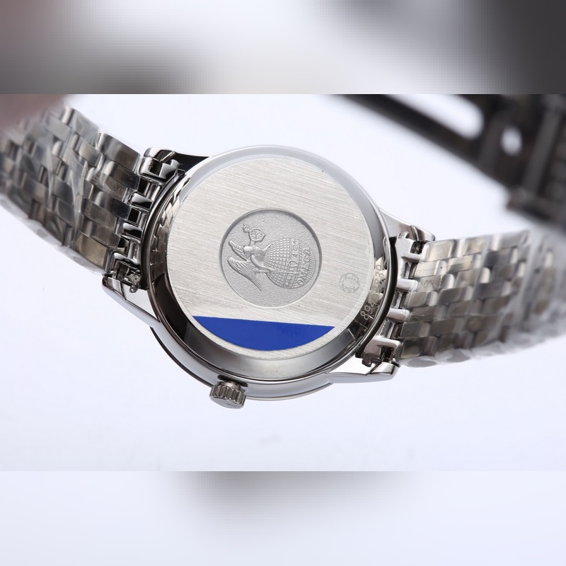 Omega De Ville Ladies Replica Watch V Version Genuine Pearl Dial-8