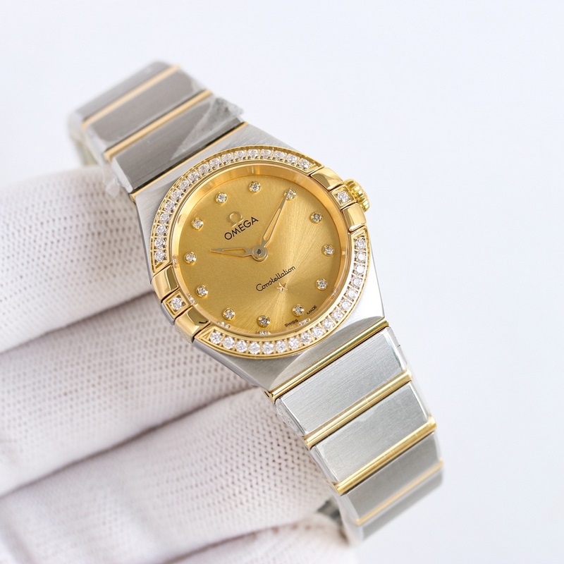 Omega Constellation 28mm Swiss Quartz Genuine Craftsmanship and Classic Elegance-4