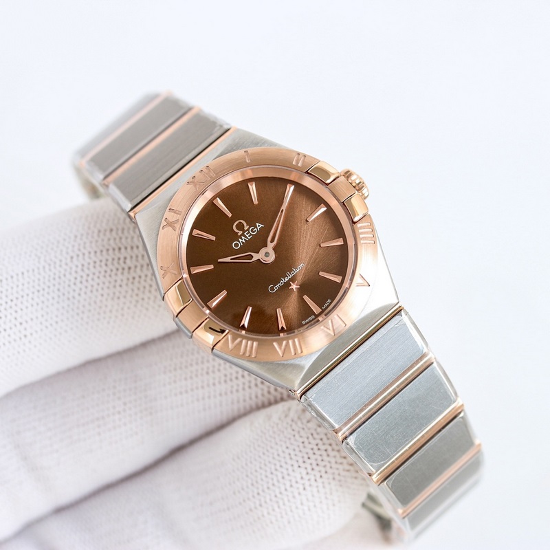 Omega Constellation 28mm Swiss Quartz Exquisite Classic Timepiece-2