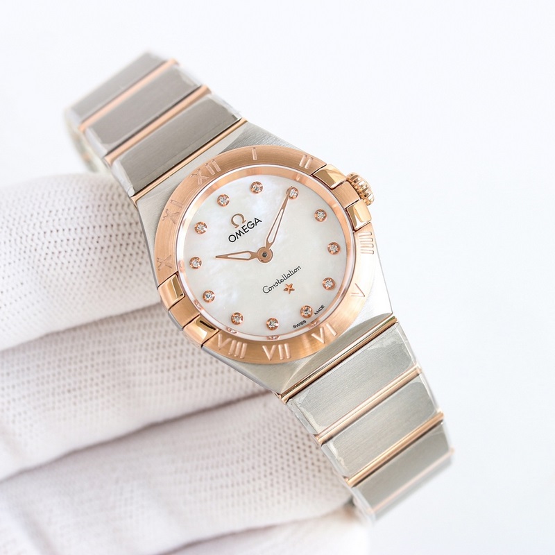 Omega Constellation 28mm Swiss Quartz Exquisite Classic Timepiece-4