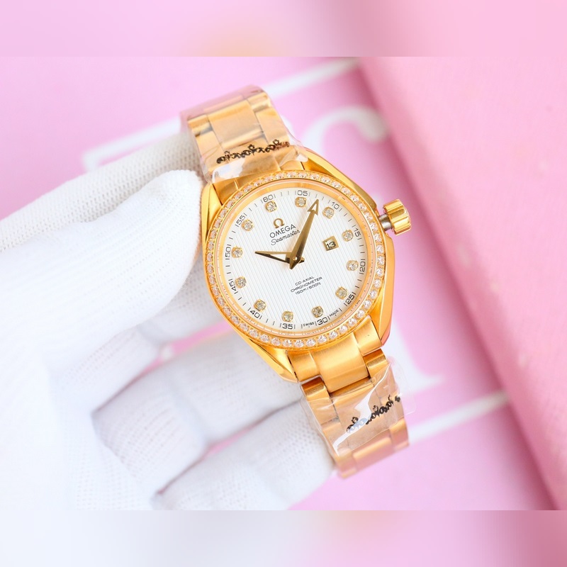 2025 Omega Seamaster Women's 1:1 Replica 8520 Co-Axial Movement Quality-2