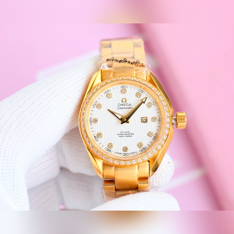 2025 Omega Seamaster Women's 1:1 Replica 8520 Co-Axial Movement Quality-4