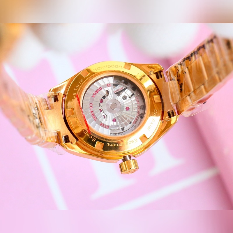 2025 Omega Seamaster Women's 1:1 Replica 8520 Co-Axial Movement Quality-5