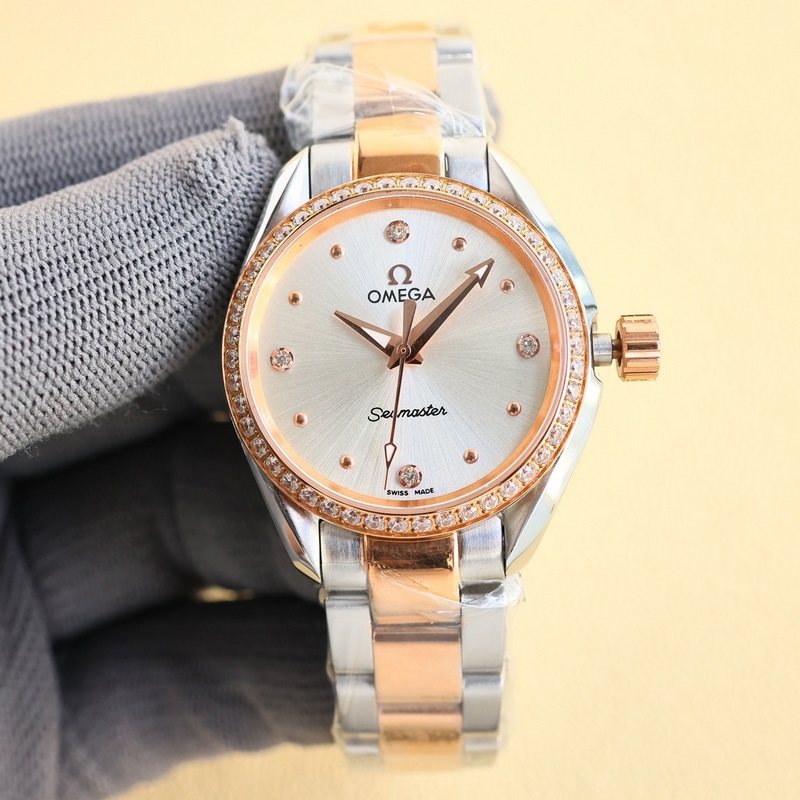 2025 Omega Seamaster Aqua Terra Women's 8520 Co-Axial Quality Timepiece-2