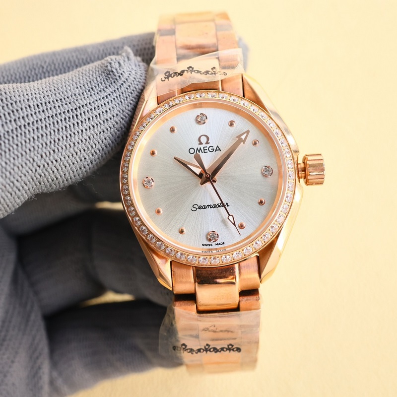 2025 Omega Seamaster Aqua Terra Women's 8520 Co-Axial Quality Timepiece-3