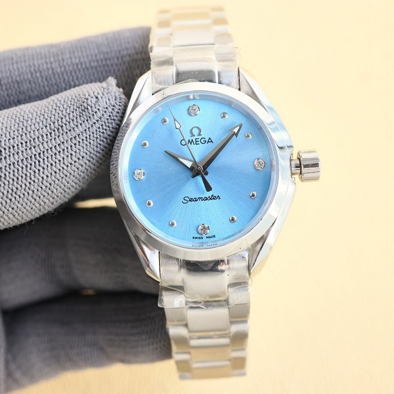 2025 Omega Seamaster Women's 1:1 Replica with 8520 Co-Axial Movement Quality-3