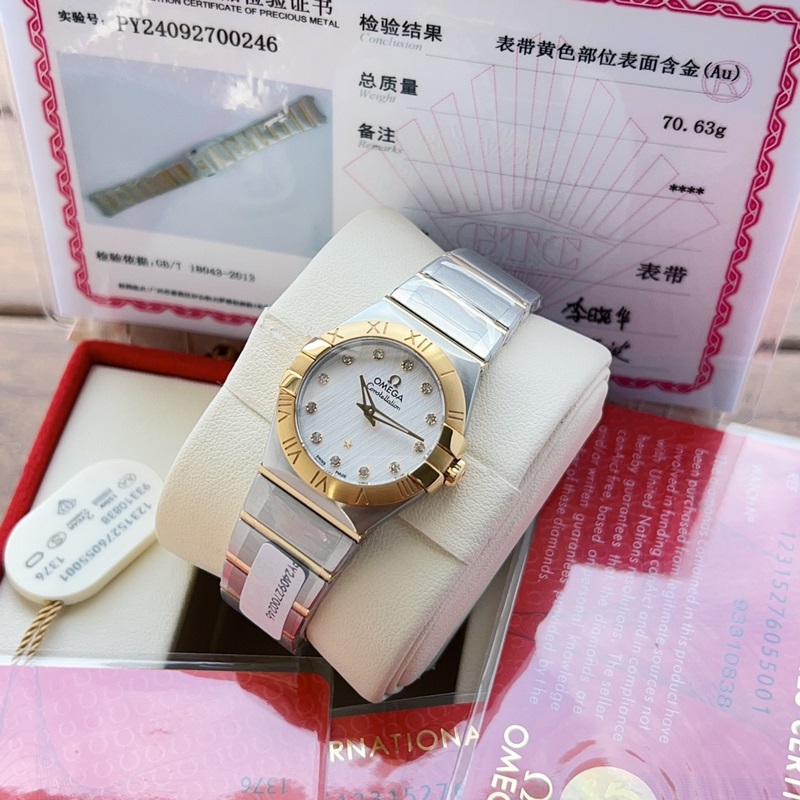 Omega Seamaster 123.15.27 Steel Gold Original Movement Premium Quality-4