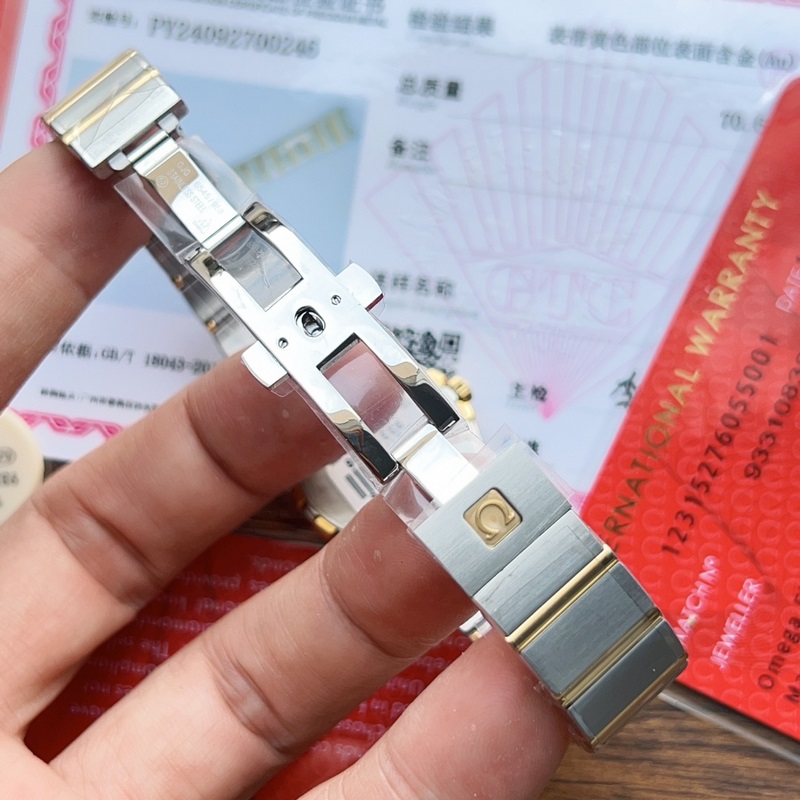 Omega Seamaster 123.15.27 Steel Gold Original Movement Premium Quality-7