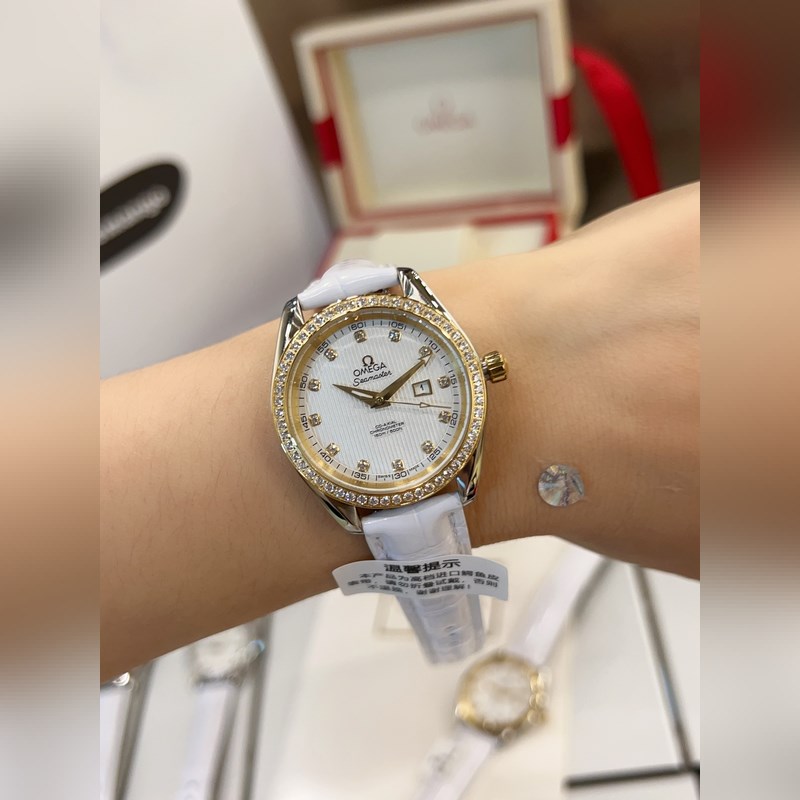 Omega Seamaster Aqua Series Exclusive Release Crocodile Leather Premium Quality-6