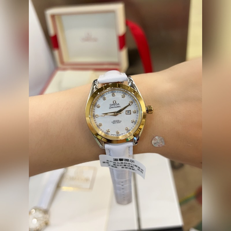 Omega Seamaster Aqua Series Exclusive Release Crocodile Leather Premium Quality-8