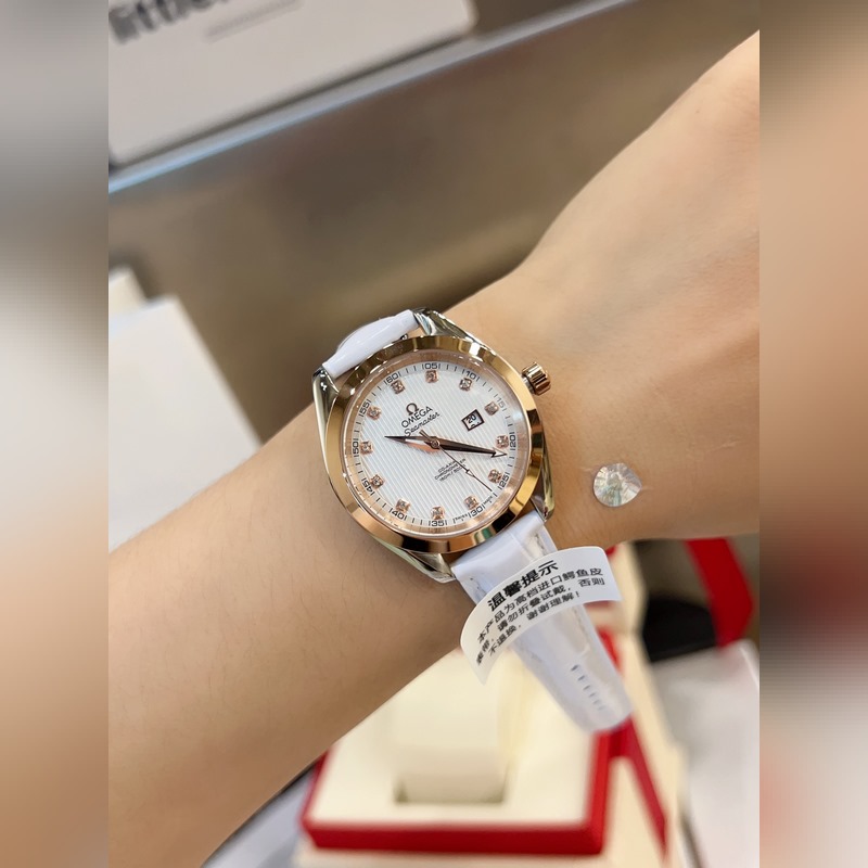 Omega Seamaster Aqua New Crocodile Skin Exclusive Release-5