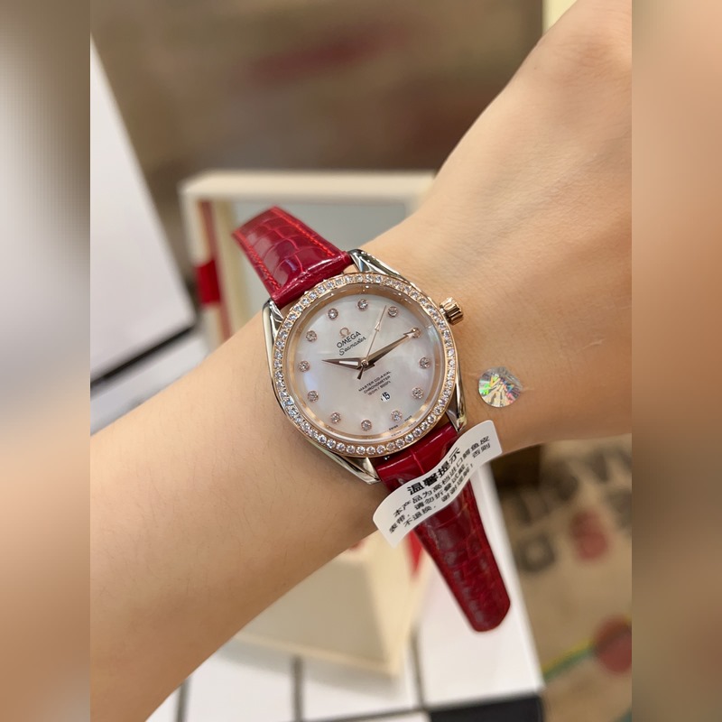 Omega Seamaster Aqua Series Crocodile Leather Exclusive Edition-5