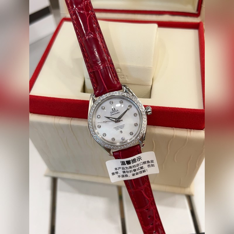 Omega Seamaster Aqua Series Crocodile Leather Exclusive Release-2