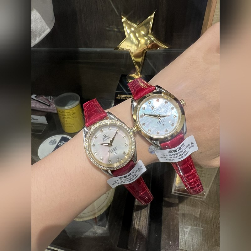 Omega Seamaster Aqua Series Exclusive New Release Premium Quality Crocodile Leather-6