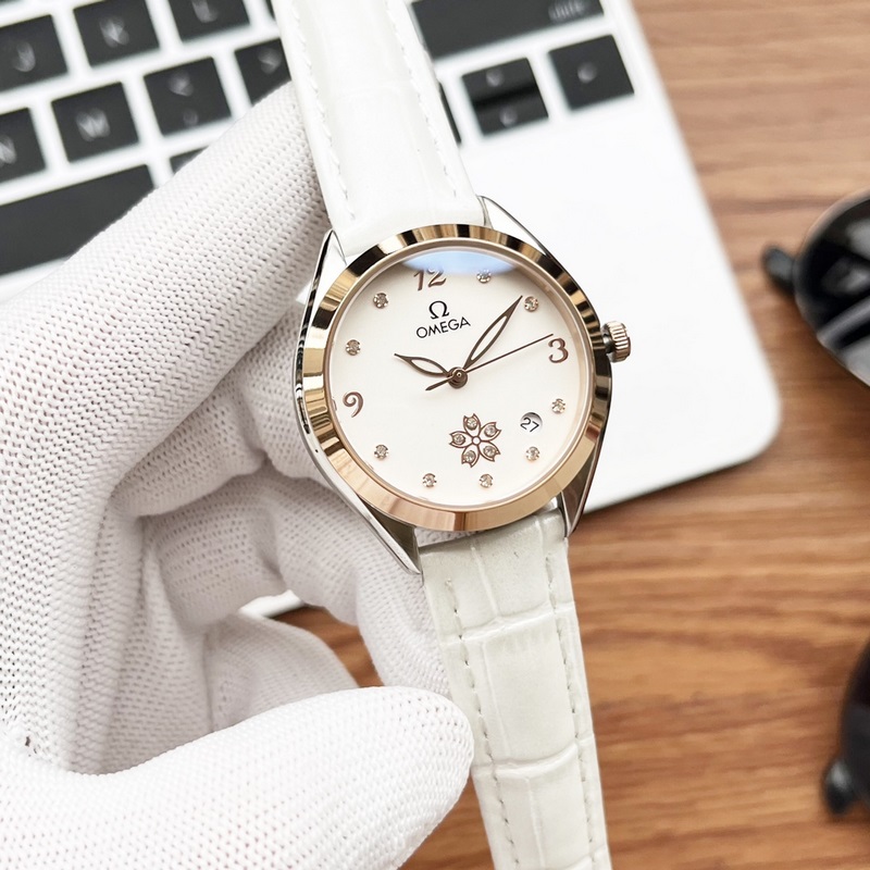Omega Seamaster Series Women's Replica Watch Exquisite Quality Simple and Stunning Design-2