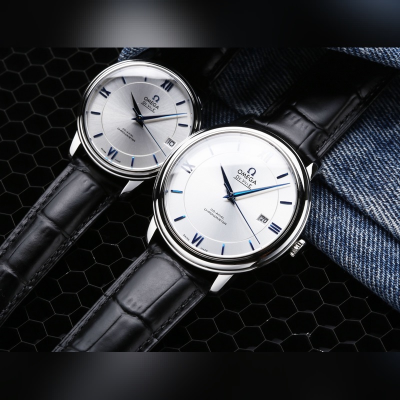 Omega Constellation Couple Replica Watch with Sunburst Dial and Sapphire Glass-2