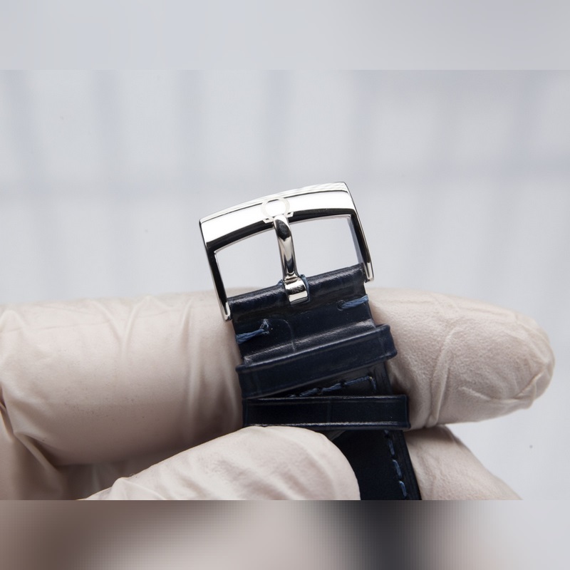 Omega De Ville Couple Replica Watch Authentic Sunburst Dial Arc Glass Quality-7