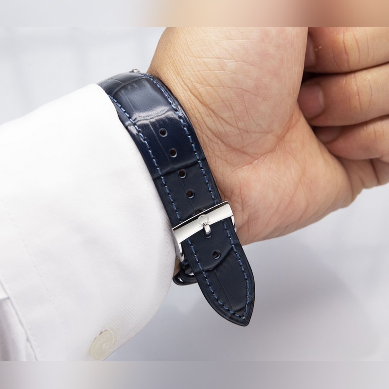 Omega De Ville Couples Replica Watch Authentic Model Sunburst Dial Sapphire Crystal-7