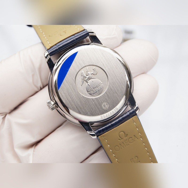 Omega De Ville Couples Replica Watch Authentic Model Sunburst Dial Sapphire Crystal-8