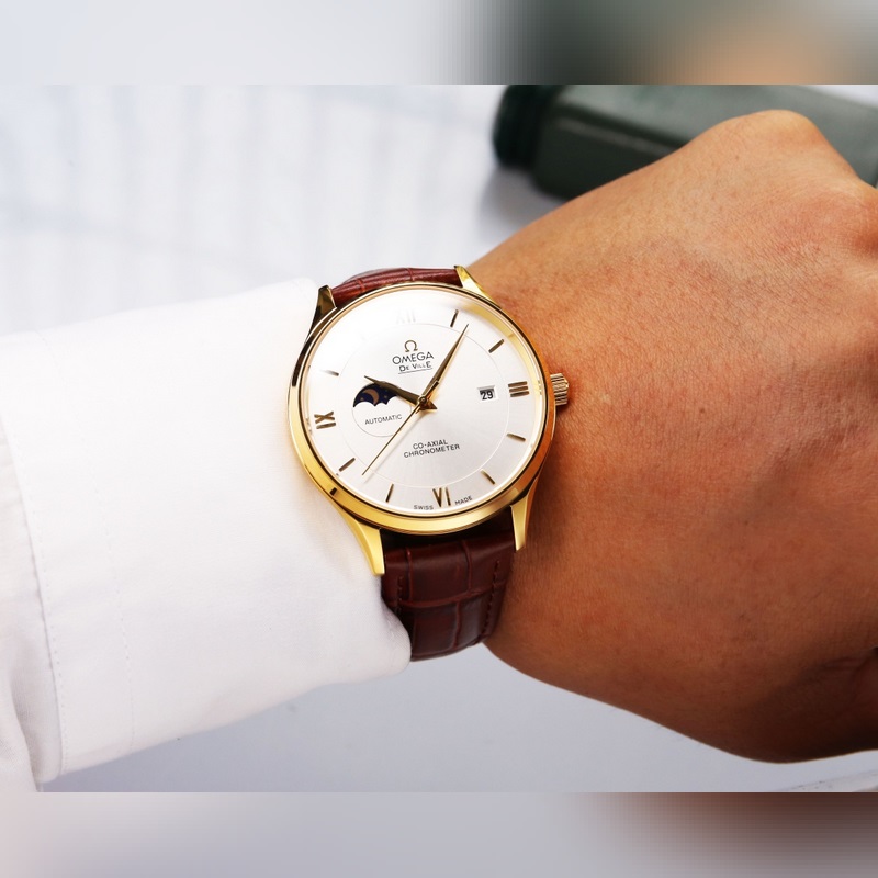 Omega Constellation Series Waterproof 5ATM Custom 8217 Movement High Quality-2