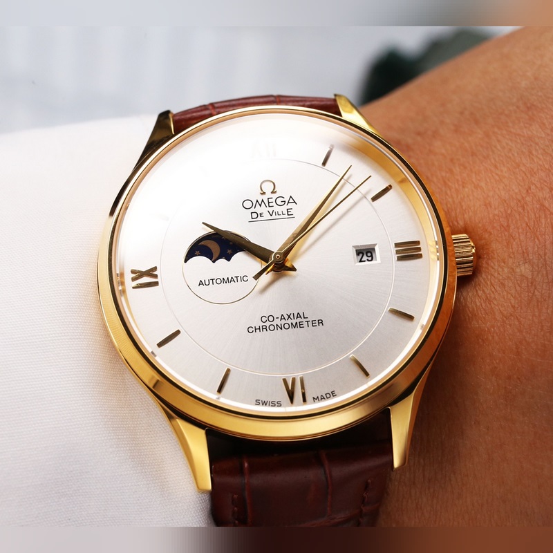 Omega Constellation Series Waterproof 5ATM Custom 8217 Movement High Quality-3