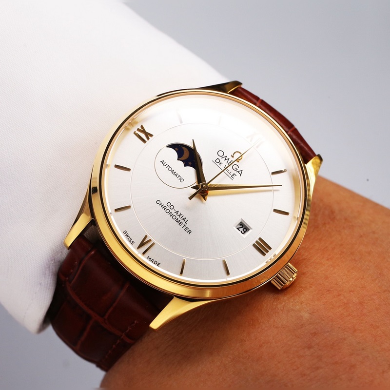 Omega Constellation Series Waterproof 5ATM Custom 8217 Movement High Quality-5