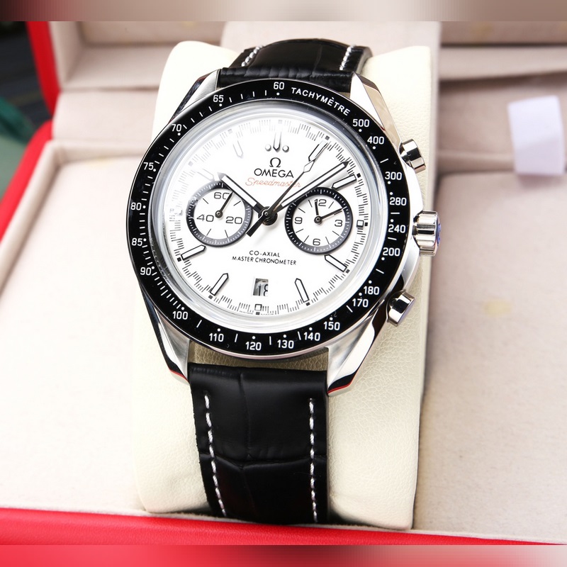 Omega Speedmaster Racing 42mm Steel Replica Watch with 904L Bracelet-5