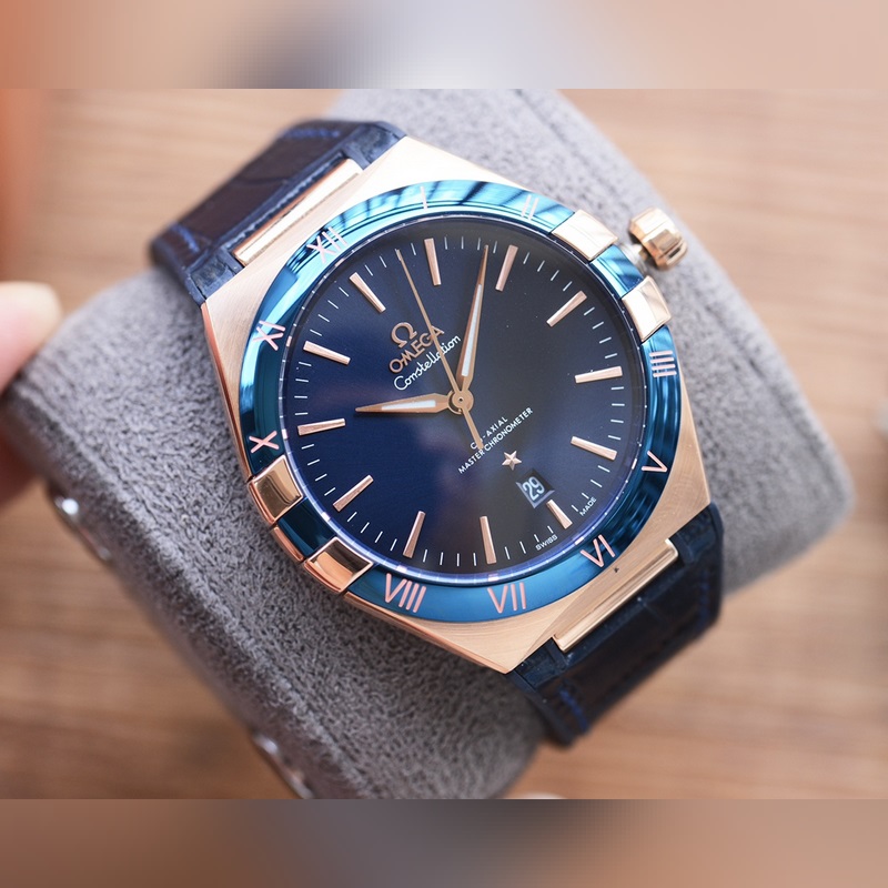 Double Gemini Blue Treasure V12 41mm Starry Constellation Replica Watch Fifth Generation-4