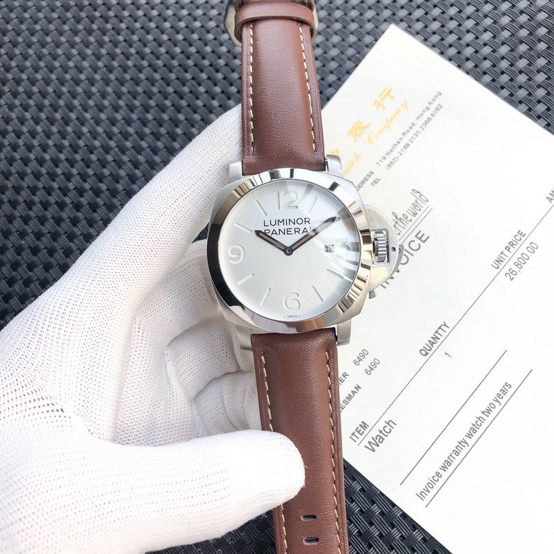 Panerai Classic Luminor Men's Replica Watch Big Three Hands Design-4