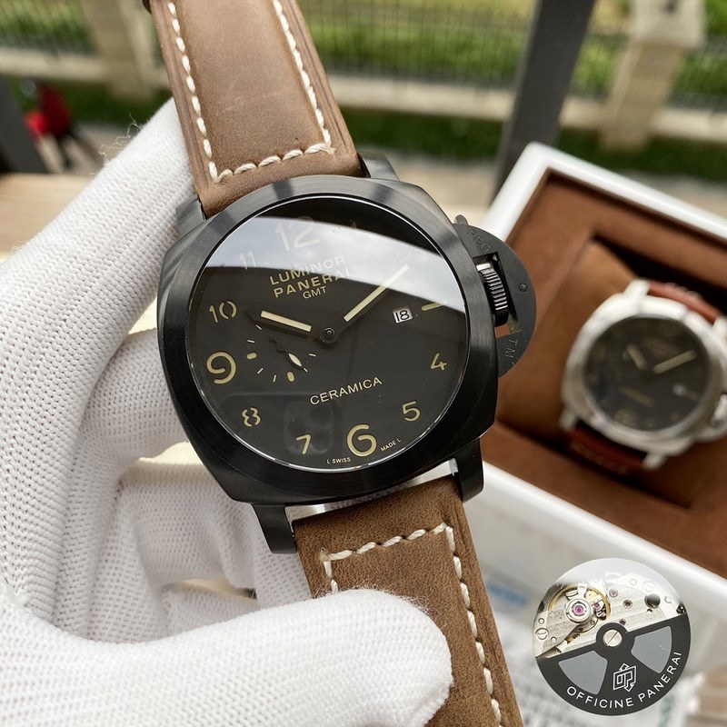 Panerai Classic Luminor Men's Replica Watch Two-Hand Design-3