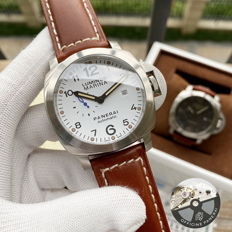 Panerai Classic Luminor Men's Replica Watch Two-Hand Design-4