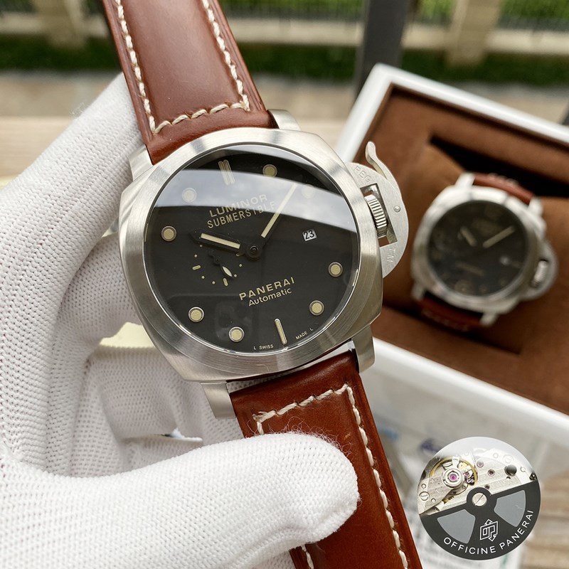 Panerai Classic Luminor Men's Replica Watch Two-Hand Design-5
