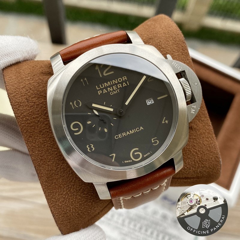 Panerai Classic Luminor Men's Replica Watch Two-Hand Design-6